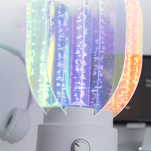 Sáng tạo xoay đầy màu sắc ánh sáng ban đêm Plug-in LED đèn bàn cạnh giường ngủ với thiết kế bầu trời đầy sao lãng mạn - Product Image 3