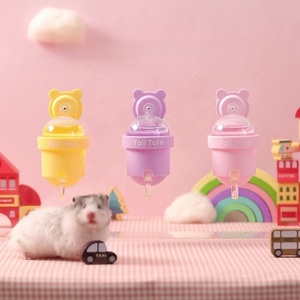 Bouteille d'<span class=keywords><strong>eau</strong></span> magnétique en forme de cornet de glace pour hamster, <span class=keywords><strong>fontaine</strong></span> à boire murale anti-fuite avec design boule pour petits animaux - Product Image 2