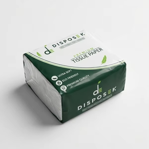 Mouchoirs en papier ultra doux 2 plis en fibres vierges, paquet premium très absorbant, respectueux de la peau, pour le bureau et la maison - Product Image 1