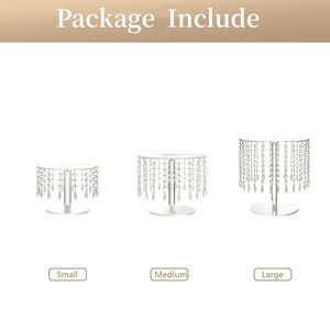Produttore Cake stand trasparente acrilico porta <span class=keywords><strong>torta</strong></span> <span class=keywords><strong>Design</strong></span> circolare per matrimoni banchetti e feste-per espositori rack - Product Image 6