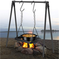 Barbecue à gaz multifonctionnel d'extérieur, ensemble de barbecue de table portable au charbon de bois pour les vacances en camping