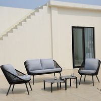 OSMEN Riviera Dia.76 Table basse de table en aluminium fritté pour l'extérieur pour le patio et le jardin.