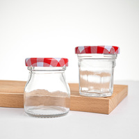 Mini Tarro de Vidrio Transparente con Tapa Metálica de Rosca, Recipiente Hermético a Prueba de Fugas para Miel, Mermelada, Recuerdos de Boda, Empaque de Regalos