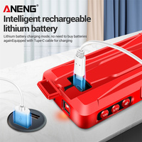 Multimètre numérique professionnel rechargeable ANENG 681, testeur de tension sans contact, testeur de tension AC/DC, écran LCD, testeur de courant