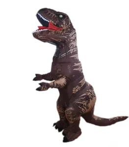 Halloween Christmas Disfraz De Dinosaurio T Rex Blow-up Suit Inflatable Mascot Dino Costume Inflatable Dinosaur Custom