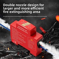 Unité d'extinction d'incendie entièrement automatique à aérosol thermique, montée sur rail, de type armoire, pour boîtier de distribution domestique