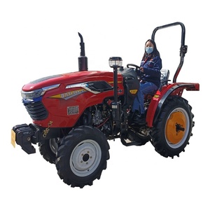 Chinese Factory Production New 50hp Engine 4WD Tractor Mini Farm Tractor with Cabin Attrezzature Agricole Tractor - Product Image 2