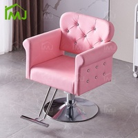 Chaises d'attente hydrauliques 360 °   Chaise de coiffeur pivotante pour salon de beauté