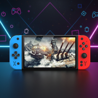 Console de jeu portable G90 7 pouces 64 Go 4000 mAh, haute définition, pour PSP/PS1, contrôleur de jeu rétro nostalgique pour TV