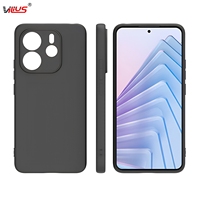 Coques de téléphone Redmi NOTE15 5G POCO M8 5G en TPU givré anti-traces de doigts, design plat, couverture intégrale