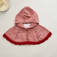 OEM ODM Ensembles de vêtements pour bébés filles : Sweats à capuche, jupes en laine rouge, ensembles de cérémonie, châles, capes et pulls pour Noël et le Nouvel An