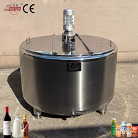 HUATAI Machine de pasteurisation du lait de 1000 litres, cuve de mélange industrielle chauffée à la vapeur pour ingrédients lait, crème glacée, café