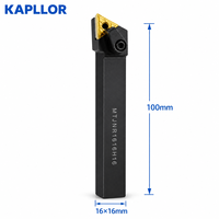 Porte-outil CNC pour tournage externe cylindrique MTJNR1616H16, forme triangulaire, angle de 93 degrés, OEM KAPLLOR pour outillage de tour