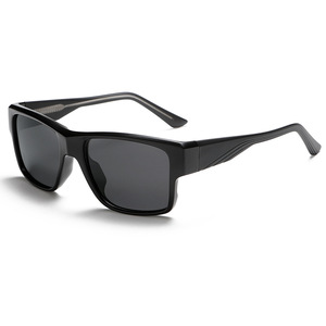 Lunettes de soleil polarisées Greyjack, monture carrée noire, UV400, métal TR, unisexe, lunettes de sport d'extérieur, type 3, lentilles TAC - Product Image 5