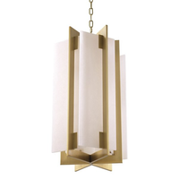 XINZHONG Posmoderno Alabastro American Lighting Villa Dormitorio Sala de estar Luces de cobre y candelabro Diseño Colgante