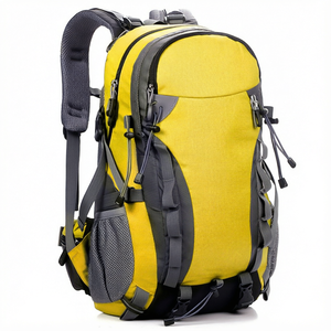Mochila de Senderismo Impermeable de Nailon Amarillo, Ligera, para Excursiones de un Día, con Logotipo Personalizado, Bolsa de Viaje para Exteriores, Suministro al por Mayor con Logotipo Personalizado - Product Image 1