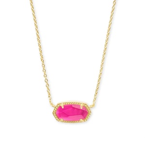 Collar con colgante de cristal de colores con engaste delicado, cadena de latón con cierre de langosta ajustable, joyería de <span class=keywords><strong>moda</strong></span> para <span class=keywords><strong>mujer</strong></span> - Product Image 2