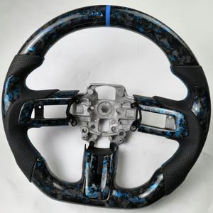 Volante para <span class=keywords><strong>Ford</strong></span> <span class=keywords><strong>Mustang</strong></span> Serie S197 2005-2014 5.0L GT <span class=keywords><strong>GT500</strong></span> GT500KR RTR Shelby Super Snake Personalizado en Fibra de Carbono - Product Image 3