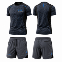 Ensemble de fitness en marque privée OEM, 100% polyester, respirant, anti-transpiration, vêtements d'entraînement pour la salle de sport