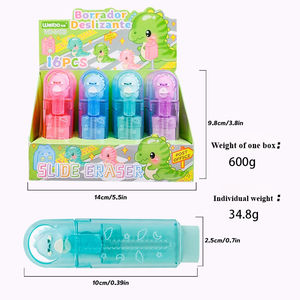 Schoolkinderen Cartoon Dinosaurus Glijden Gum Schoon Klein En Draagbaar Met Weinig Fragmenten Student Retourneren Gum School - Product Image 5