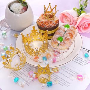Small Christmas Crown <b>Cake</b> Topper Metal Birthday Party Decoration <b>Supplies</b> for <b>Cake</b> <b>Decorating</b> Use in Baking Number Shaped - Product Image 5