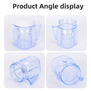 Mini tarro de plástico transparente de 1 taza de repuesto apto para la mayoría de las licuadoras Osterize - Product Image 4