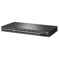 TP-LINK TL-SG3452 Switch Gestionado de Capa 2 de 48 Puertos Gigabit, 4 Ópticos y 44 Eléctricos, Gestión Web VLAN, Red en Anillo ERPS, RPL Loop
