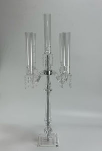 <span class=keywords><strong>Oro</strong></span> argento elegante acrilico candelabro <span class=keywords><strong>portacandele</strong></span> pilastro decorazione matrimonio tavolo centrotavola portatile chiaro <span class=keywords><strong>portacandele</strong></span> - Product Image 2