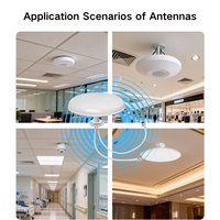 Antenne de plafond décorative intérieure à polarisation verticale à gain élevé 5G, amplificateur de signal mobile WiFi