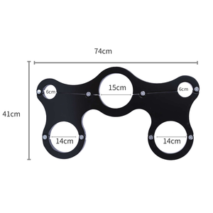 Dispositivo de sujeción para piernas abiertas SM Bondage, entrenamiento de esclavos adultos, juguetes femeninos de abuso, dispositivo de sujeción K9 para separación forzada de piernas - Product Image 6