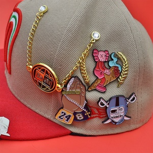 High Quality Metal Crafts Pines Para Gorras <b>Hat</b> Enamel Pins Para Gorras Base Ball Lapel Pins <b>Hat</b> Pins - Product Image 2