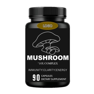 Cápsulas de Extracto de Complejo de Hongos Orgánicos de Marca Privada ODM/OEM, Cápsulas de Complejo de Hongos 10 en 1 - Product Image 1