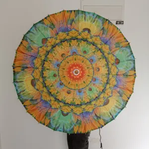 Moda personalizado feito casamento papel seda parasol guarda-chuva para eventos