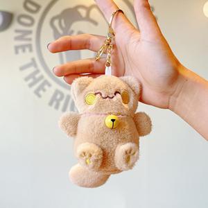 Nouvel arrivage de jouets en peluche chat Kawaii poupée en peluche porte-clés cloche sac pendentif pour les enfants et les amoureux des chats - Product Image 4