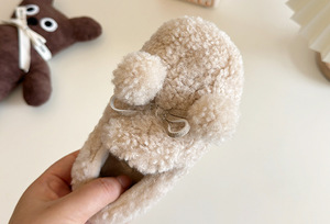 Bonito adorno <span class=keywords><strong>de</strong></span> bola <span class=keywords><strong>para</strong></span> niñas pequeñas, zapatos planos <span class=keywords><strong>de</strong></span> <span class=keywords><strong>Ballet</strong></span> <span class=keywords><strong>de</strong></span> piel cálida <span class=keywords><strong>de</strong></span> invierno <span class=keywords><strong>para</strong></span> niños pequeños, zapatos <span class=keywords><strong>de</strong></span> suela suave con lazo suave - Product Image 6