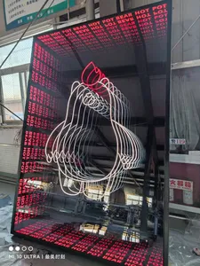 2022 Nieuwe Product Led Infinity Badkamer Spiegel Rgb Licht Infinity Effect Voor Decoratie Muur Gemonteerd