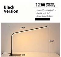 Lampe de bureau LED pour le soin des yeux, lampe de table à intensité réglable pour salon de manucure et poste de travail à domicile