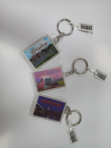 3D <b>Anime</b> <b>Keychain</b> Factory Wholesale Custom PET <b>Keychain</b> Double Sided Printing for Promotional Gifts and Bag Decor - Product Image 2