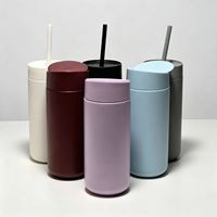 Mug isotherme en acier inoxydable à double paroi avec système de boisson 3-en-1 Storm, 12oz/16oz/20oz - Tasse à café et thé colorée