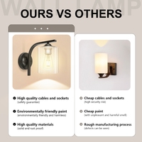 Lámpara Led de pared de dormitorio de sala de estar de diseño moderno/Decoración de luces de pared, luces de pared, luces de pared para el hogar, luces de pared interiores