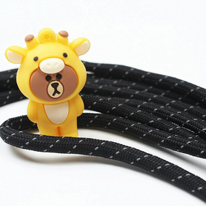 Cordoncino solido tondo in morbido Nylon personalizzato con filamento riflettente - Product Image 6