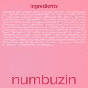 Sérum Visage Coréen Numbuzin No 2 Rose PDRN Collagène 2X Repulpant, PDRN 15 Peptides, 54 Collagènes, 5 Niacinamide - Product Image 6