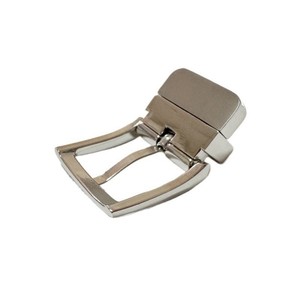 Elegante reversibile 28mm NB lega chiusura chiusura argento spazzolato per fibbia per donna alla moda e Versatile - Product Image 6