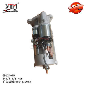 มอเตอร์สตาร์ทรถยนต์ใหม่8.4KW 24V 11T สำหรับรถบรรทุกหนัก <span class=keywords><strong>haworth</strong></span> LiebherrR954 0001330013 0001330069 10218368 11386646 811511113 - Product Image 5