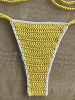 Ensemble de bikini crochet pour femmes, tendance mode JSN 2024, crochet à la main, maillot de bain de plage