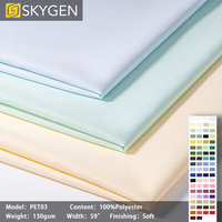 Vêtements 130gsm matériel élasthanne gros tissé rouleau microfibre 4 voies extensible sergé Srubs Polyester tissu pour chemisier