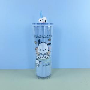 <span class=keywords><strong>Tasse</strong></span> à eau en plastique Sanlio 720ml résistante aux hautes températures avec paille grande capacité pour le camping en plein air et les écoles - Product Image 2