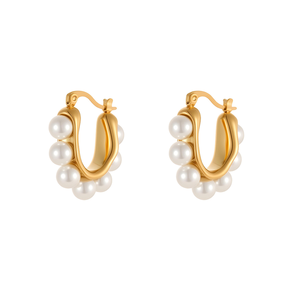 Pendientes de Acero Inoxidable Estilo Francés, Exquisitos y Compactos, con Diseño Elegante y Apariencia Encantadora, Más Vendidos. - Product Image 6