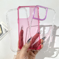 Coque de téléphone portable en TPU PC double protection 3 en 1, transparente, moins chère, couverture intégrale 360°, vente en gros pour S24 Ultra S25 Plus