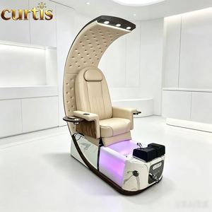 Fauteuil de pédicure inclinable moderne et élégant, qualité supérieure, système de bain à remous, massage électrique, <span class=keywords><strong>lampe</strong></span> LED 7 couleurs pour spa haut de gamme - Product Image 6